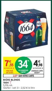 Bière Blonde 1664
