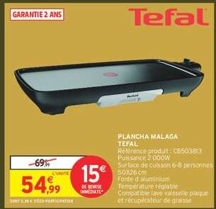 Plancha Malaga Tefal