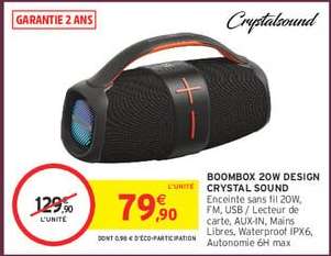 BOOMBOX 20W DESIGN CRYSTAL SOUND
