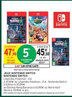 Jeux Nintendo Switch