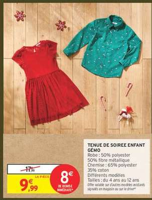 TENUE DE SOIREE ENFANT GÉMO