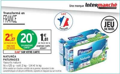 Pâturages Yaourts nature