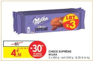 CHOCO SUPRÊME Milka