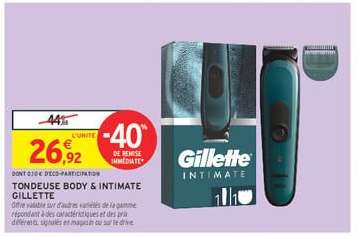 TONDEUSE BODY & INTIMATE GILLETTE