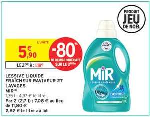 MIR Lessive Liquide Fraîcheur Raviveur 27 Lavages