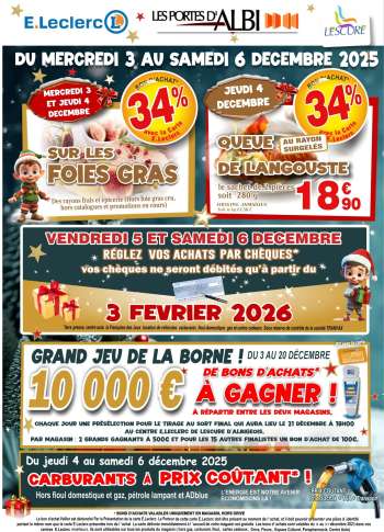 Catalogue E.Leclerc - 03/12/2025 - 06/12/2025.