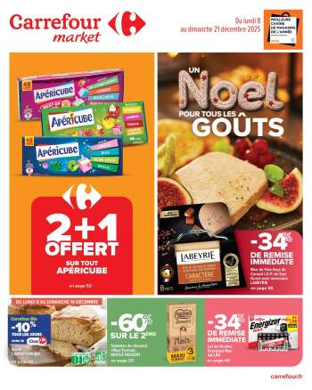 Catalogue Carrefour Market - 08/12/2025 - 21/12/2025.
