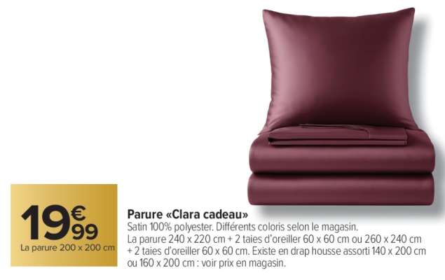 Parure «Clara cadeau»