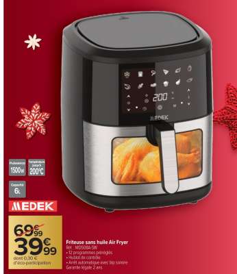 Friteuse sans huile Air fryer