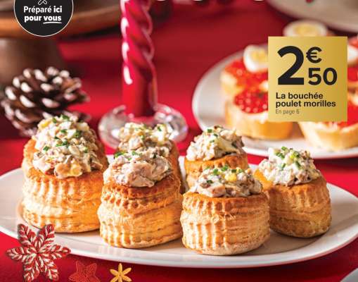 La bouchée poulet morilles