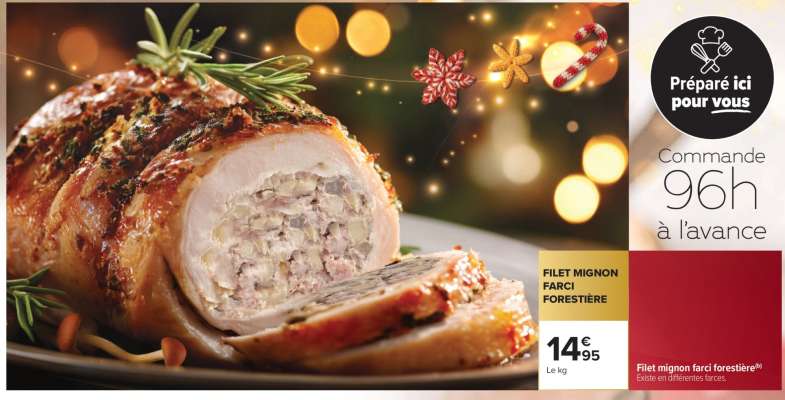 FILET MIGNON FARCI FORESTIÈRE