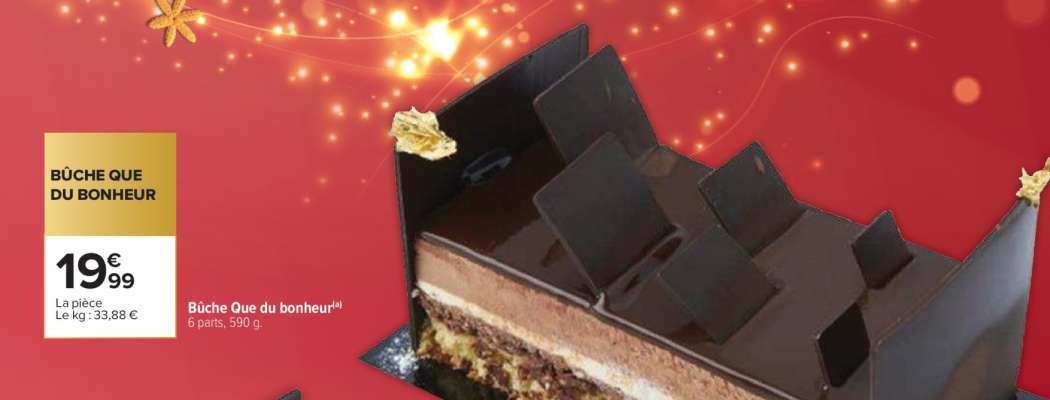 BÛCHE QUE DU BONHEUR