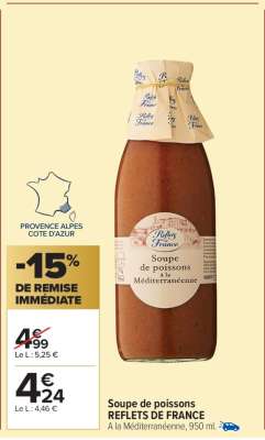 Soupe de poissons REFLETS DE FRANCE