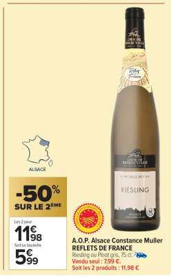 A.O.P. ALSACE Constance Muller REFLETS DE FRANCE