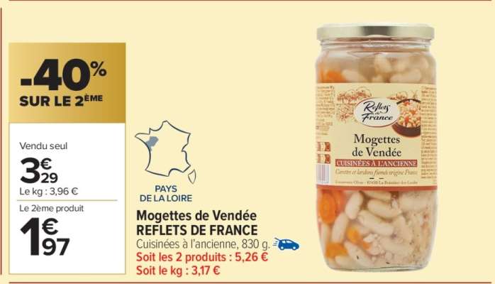 Mogettes de Vendée REFLETS DE FRANCE