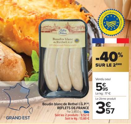 Boudin blanc de Rethel I.G.P. REFLETS DE FRANCE