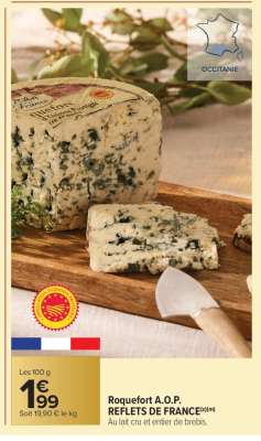 Roquefort A.O.P. REFLETS DE FRANCE