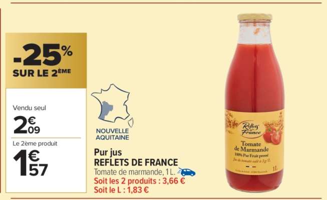 Pur jus REFLETS DE FRANCE