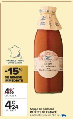 Soupe de poissons REFLETS DE FRANCE