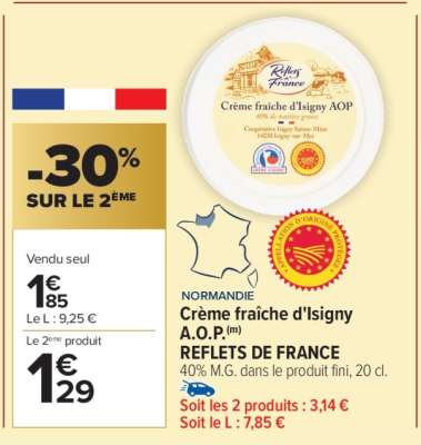 Crème Fraîche d’Isigny A.O.P.