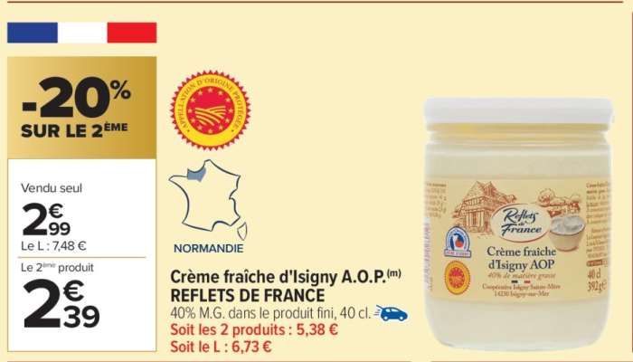 Crème Fraîche d’Isigny A.O.P.