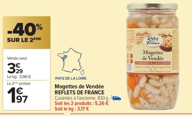 Mogettes de Vendée REFLETS DE FRANCE