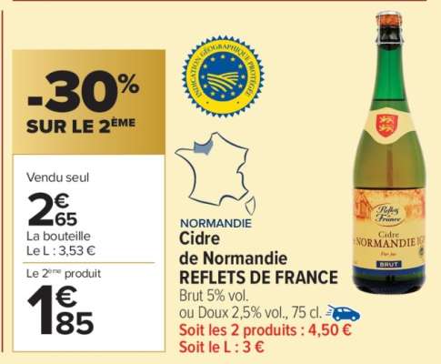 Cidre de Normandie REFLETS DE FRANCE