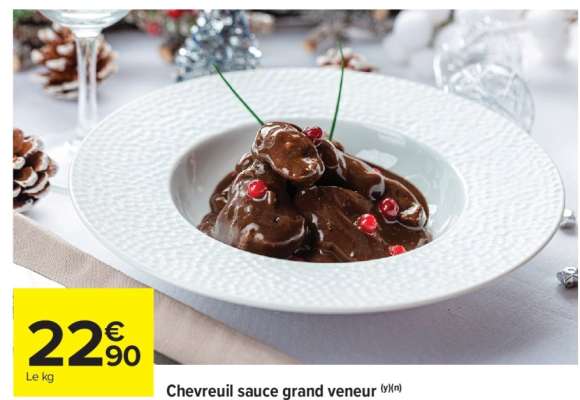 Chevreuil Sauce Grand Veneur