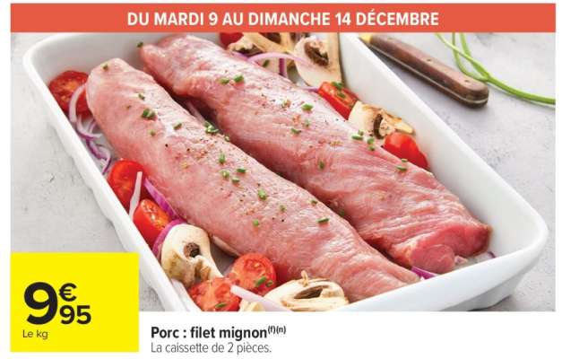 Porc : Filet Mignon