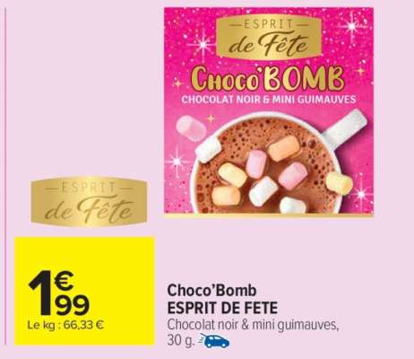 Choco'Bomb ESPRIT DE FÊTE