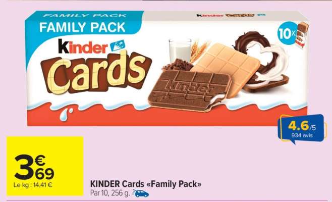 KINDER Cards "Family Pack"