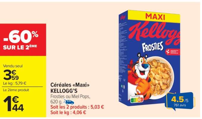 Céréales "Maxi" KELLOGG'S