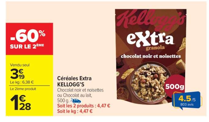 Céréales Extra KELLOGG'S