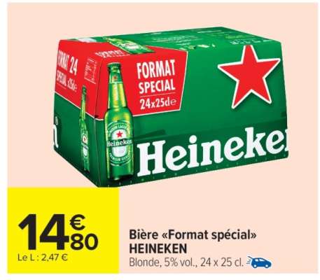 Bière 'Format Spécial' HEINEKEN