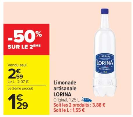 Limonade Artisanale Lorina