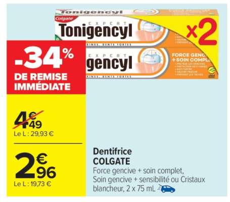 Dentifrice Colgate