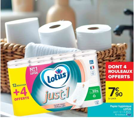 Papier hygiénique LOTUS