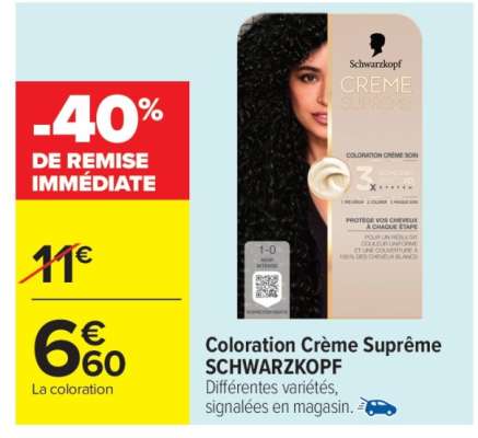 Coloration Crème Suprême SCHWARZKOPF