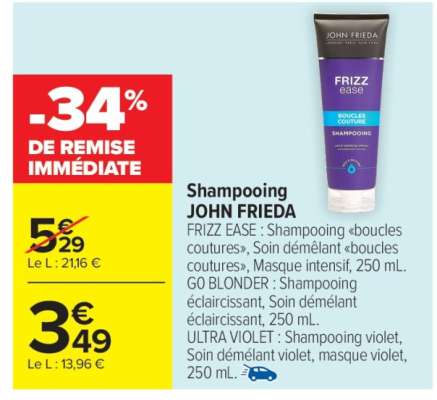 Shampooing JOHN FRIEDA