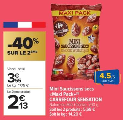 Mini Saucissons secs «Maxi Pack»