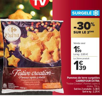 Pommes de terre surgelées CARREFOUR EXTRA