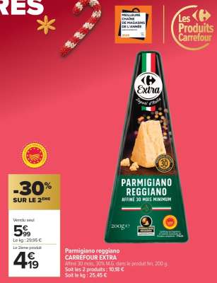 Parmigiano reggiano CARREFOUR EXTRA