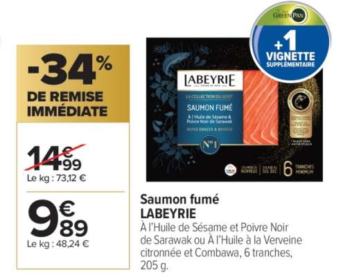 SAUMON FUMÉ LABEYRIE