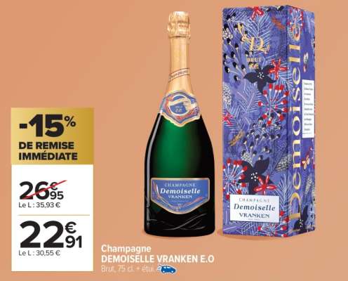 Champagne DEMOISELLE VRANKEN E.O