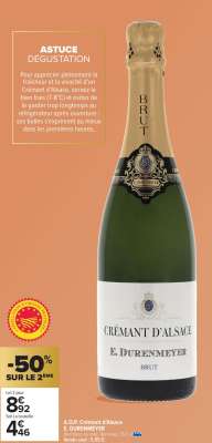 A.O.P. Crémant D’Alsace E.DURENMEYER