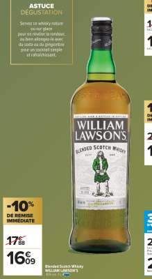 BLENDED SCOTCH WHISKY "WILLIAM LAWSON'S"