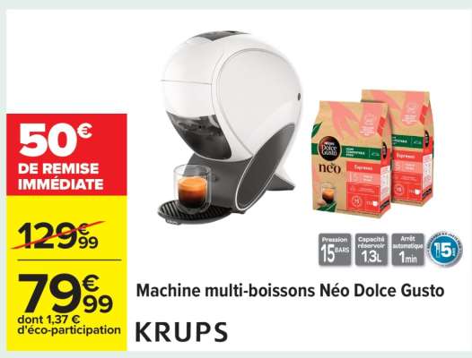 Machine multi-boissons Néo Dolce Gusto