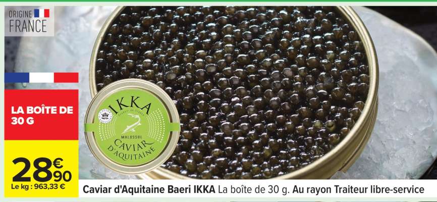 Caviar d'Aquitaine Baeri IKKA