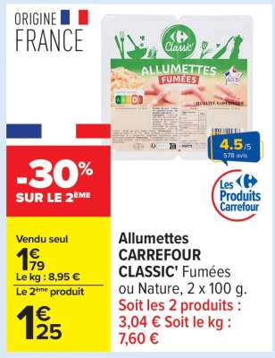 ALLUMETTES CARREFOUR CLASSIC