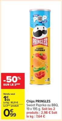 Chips PRINGLES